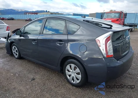 2013 Toyota Prius Three из США, поврежденный, VIN JTDKN3DU6D1646460